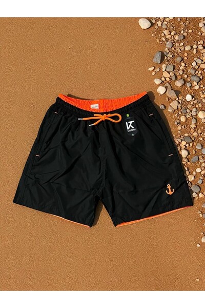 Karatopak Renkli Deniz Şortu