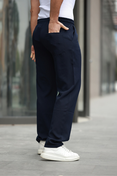 comstar Erkek Trend Beli Lastik Bol Paça Laci Baggy Pantolon