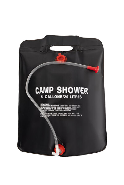 Nurcamp Güneş Enerjili Portatif Katlanır Su Deposu 20 Litre Kamp Duşu