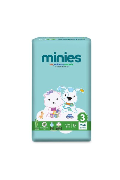 Minies Bebek Bezi Midi 3 Numara