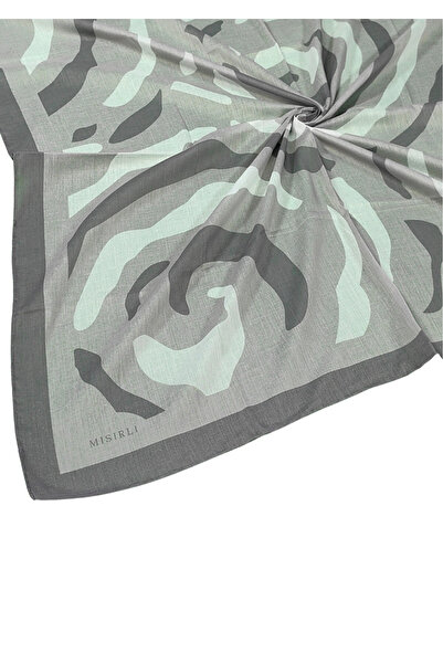 mim eşarp М'яка бавовняна шарф з геометричним візерунком