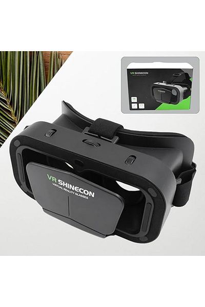 MILARIS VR 3D Glasses, Portable Head-Mounted Display for Movies and Games, Cordless Operation, Black