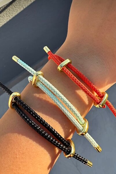 stravis Turuncu Renkli Ip Bileklik