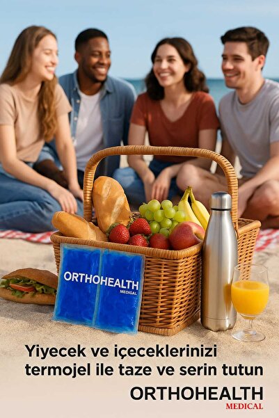 orthohealthmedical Termojel Sıcak Ve Soğuk Kompres Jel Buz Paketi, (2 Adet 13x26cm)