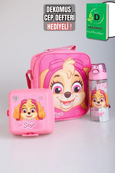 PAW PATROL SEZON NOU LICENȚIAT CU DEKOMUS COLECȚIA DE AVENTURI PAW PATROL PENTRU ȘCOALĂ RUCȘA CU TERMOS