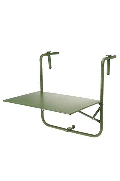 Via Gardenia Askılı Mat Yeşil Balkon Masası 60x43 Cm