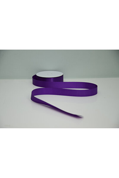 ÇINARASYADAHOME Mor Saten Kurdele 2.5 cm x 10 Metre – Parlak Dekoratif Hobi v...