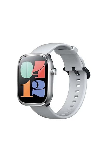 Mibro Mipro C4 Silver Watch: 2.01 inch TFT Screen, Bluetooth Calling, 2ATM Resistance, 100+ Sports Modes.