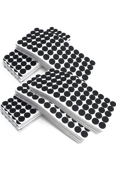 TREND KULP 20 mm Adhesive Furniture Leg Felt Floor Protector Table Chair Parquet Protection Pad (Pack of 50)
