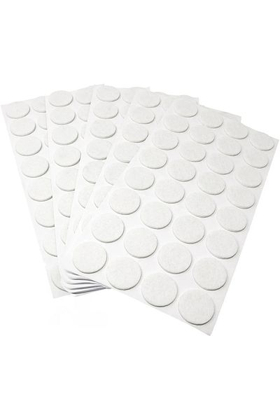 TREND KULP 28 mm Adhesive Furniture Leg Felt Floor Protector Table Chair Parquet Protection Pad (Pack of 28)