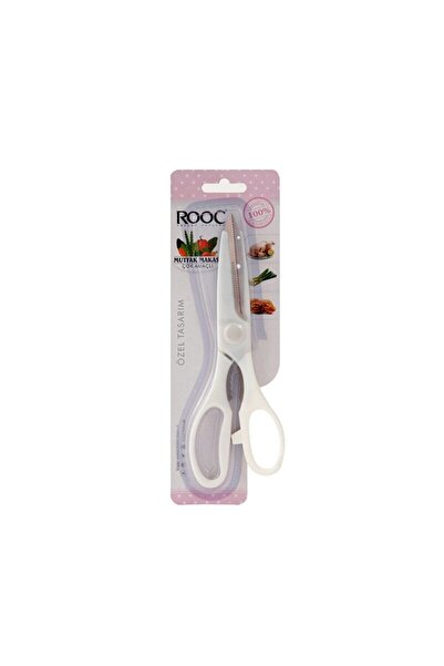 Rooc Paslanmaz Çelik Sebze,yeşillik,tavuk,et Makası- 9110c /Beyaz