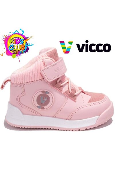 Vicco Hippi Phylon Kauçuk Taban Ortopedik Çocuk Bot PUDRA