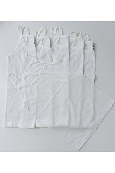 Tan Yıldız Tny Camisole Ribbed Undershirt 6 Pcs White