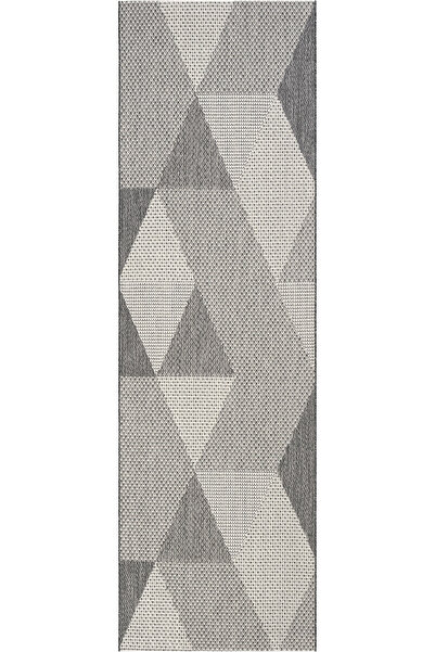Cool Halı Grande 03 Gray Non-Slip Floor Runner Long Hallway Carpet Thin Washable Woven Rug Carpet Floor Runner