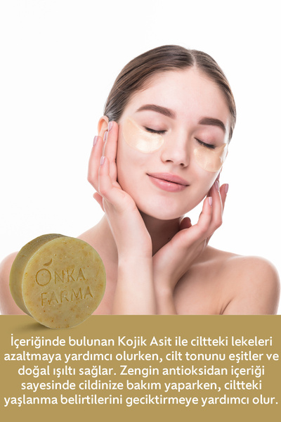 OnkaFarma Onka Farma Kojic Acid Natural Soap 100 Gr Brightening Solid Soap