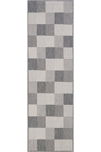 Cool Halı Grande 01 Gray Non-Slip Floor Runner Long Hallway Carpet Thin Washable Woven Rug Carpet Floor Runner