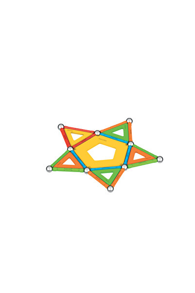 GEOMAG Supercolor Magnetic Constructions For Kids, Magnetic Toy, Green Collection 100% Recycled Plas