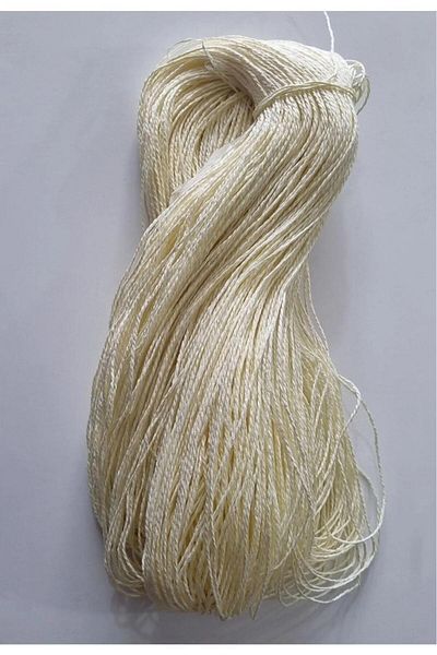 Diva İplik Diva Paper Thread Knitting Thread-350-400 Grams (08 Cream)