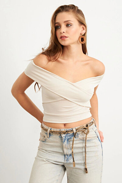 Cool & Sexy Γυναικεία μπλούζα με γιακά Vanilla Madonna VA101