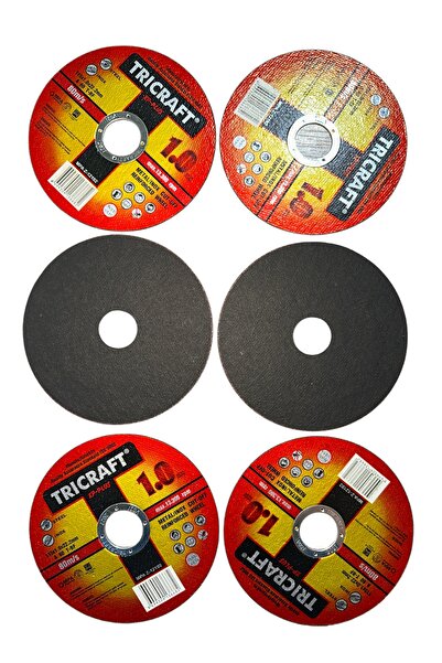 EMİRDAĞ ALÜMİNYUM CAM BALKON Spiral Taşı 115x1x22.23 Mm Metal Kesici Taş (6 ADET)