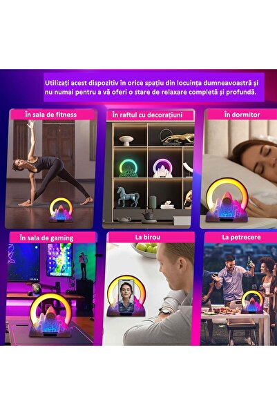 MILARIS Smart RGB LED Lamp, FM Radio Function, Digital Clock with Alarm, Bluetooth Speaker