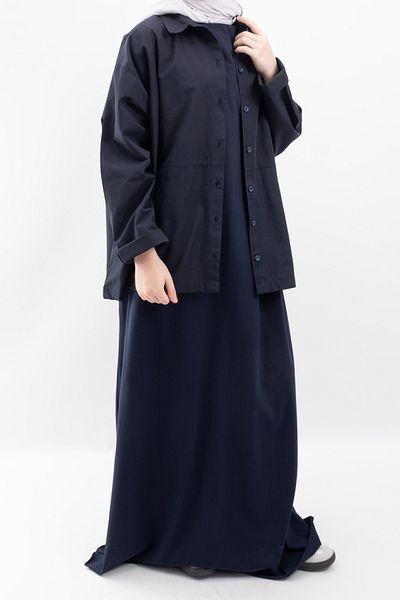 Vauva Regular Fit 100% Cotton Short Sleeve Hijab Dress V00957