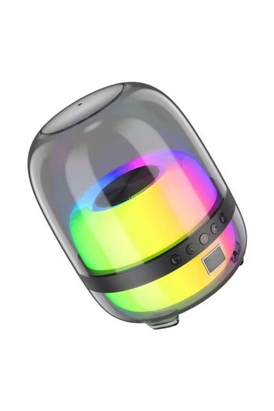 BLA BLA FOAM Portable RGB Speaker with Light Effects – 360° Surround Sound, BASS PLUS, Bluetooth, USB, FM Radi