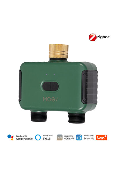 Choice 2 مخرج مويس تويا زيجبي مؤقت مياه 1-2 اتجاه فلتر رشاشات الحديقة مدخل نح...