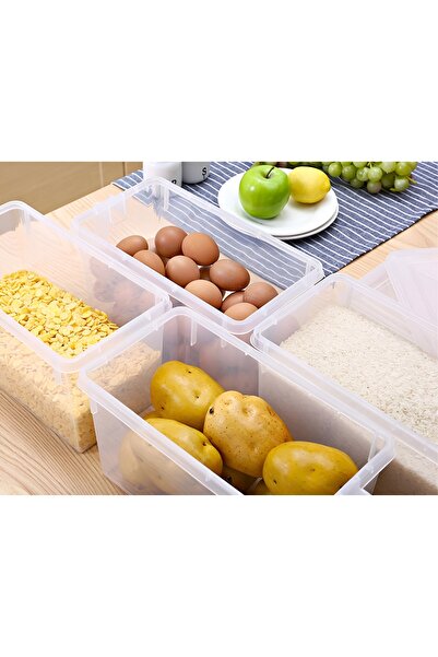 Cozy Nest 4-Pack Cereal and Dry Food Storage Containers Kitchen Organizer Small Meal Prep for Sugar Flour Snac