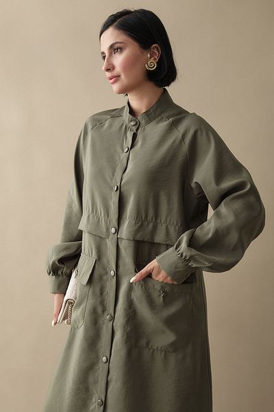 InStyle Modal Khaki Cap with Pockets