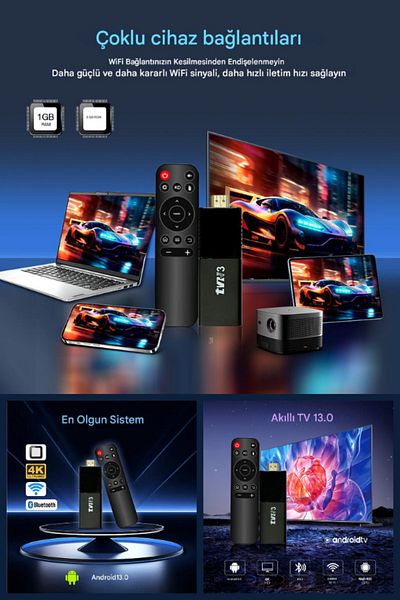 Maybax Ultra Hd Android Tv Box 4K Android Tv Tv Box Tv Stick Media Player Smart Tv Wifi