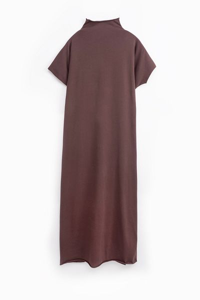 Vauva Regular Fit 100% Cotton Lycra Hijab Dress Short Sleeve Dress V00956