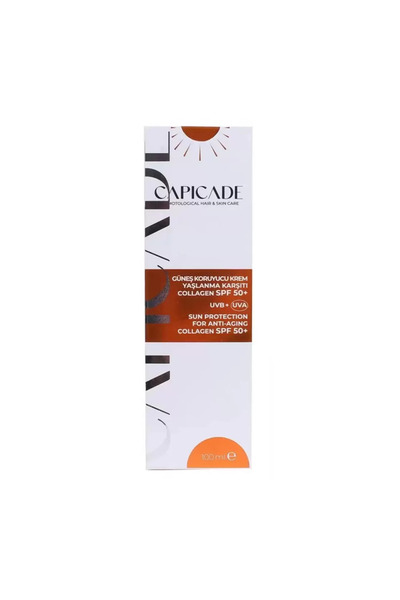 Capicade Spf 50 Collagen Güneş Koruyucu Krem 100 ml