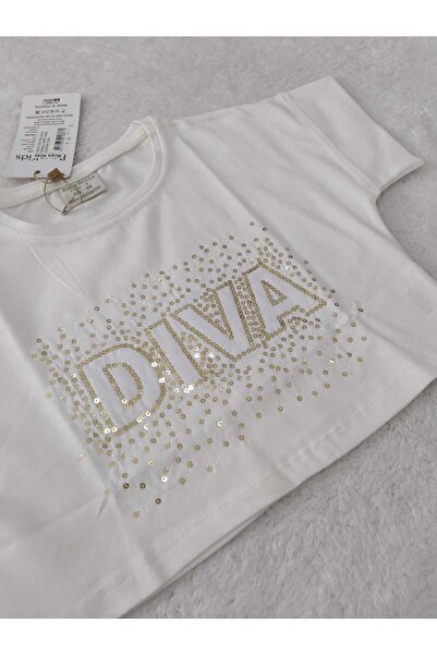 Store Nakışlı Süprem Kız Çocuk Crop Plaj