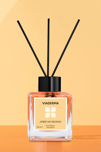 Viaderma Kare Şişe Afrika Mango Bambu Çubuklu Oda Kokusu 100 ml