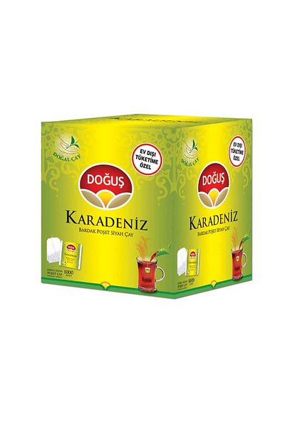 Doğuş Black Sea Glass Tea Bag 1000's