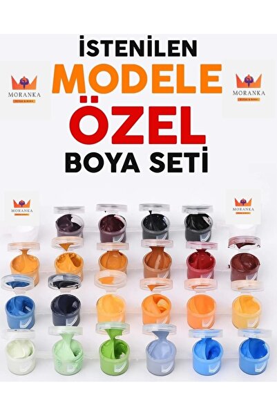 MorAnka Tuval&Boya Moranka Sayılarla Boyama Boya Seti