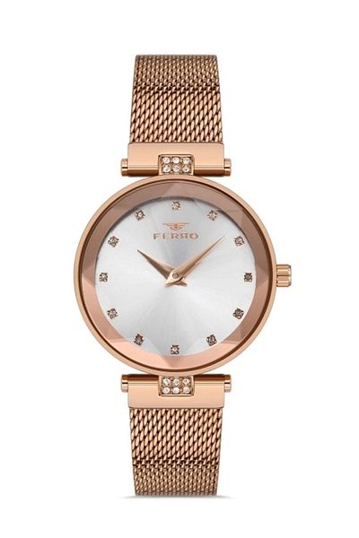 FERRO Rose Wicker Cord Women Wrist Watch Fl21297C-C