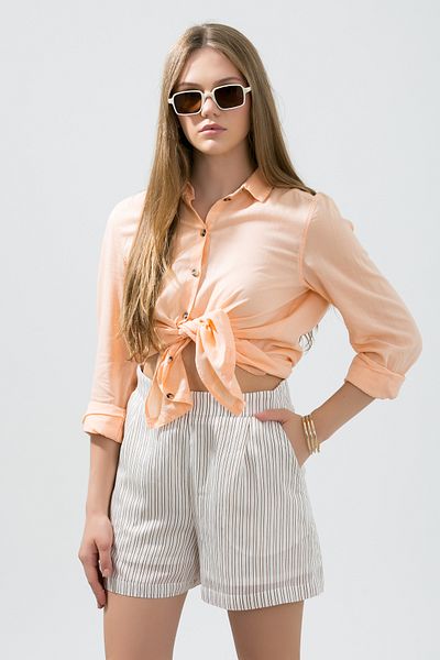 LA PANTE Side Zipper Lined Shorts