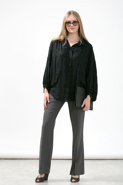 LA PANTE Flared Leg Woven Trousers