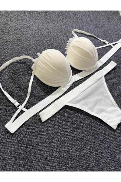 Elora ISTİRİDYE MODEL BEYAZ İÇ GİYİM ( Sütyen & Külot )