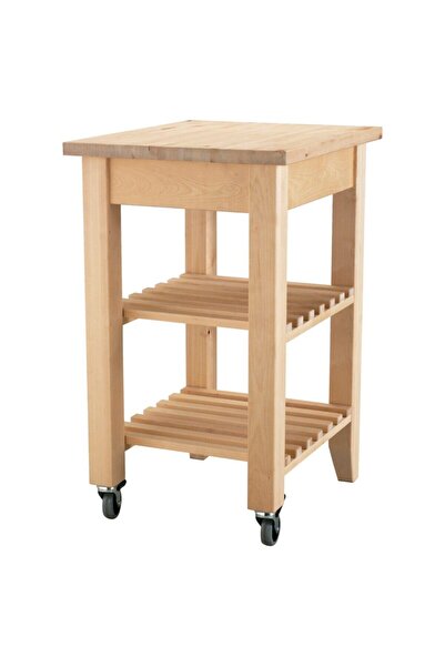 IKEA Bekvam Servis Arabası Huş 58x50x85 cm