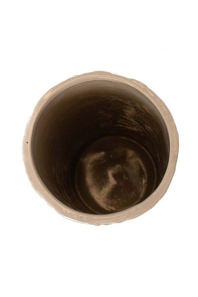 Ella Home Italia Vaza Degrade, Ceramica, Crem, 29 cm