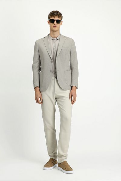 Kiğılı Techno-Line Regular Fit Patterned Seersucker Sports Jacket