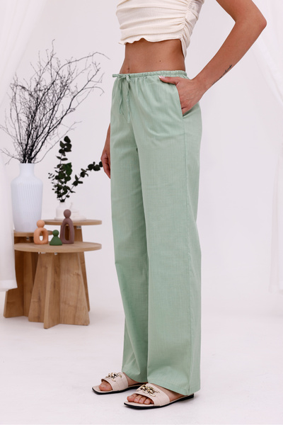 LA PANTE Elastic Waist Trousers