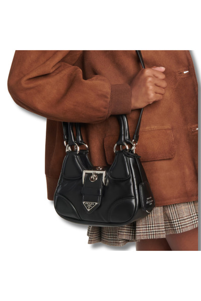 Prada Sport Complete Leather Metal Logo Mini Bag