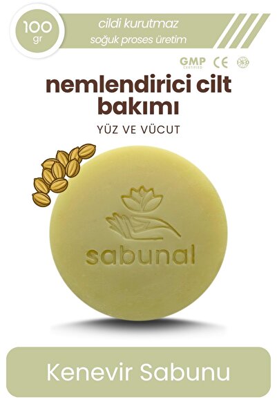 sabunal Kenevir Sabunu - Nemlendirici Cilt Bakım Sabunu 100 gr