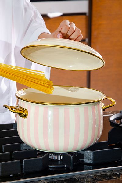 Le murano Blush Royale Enamel Deep Pot 5.20 Lt |   24cm