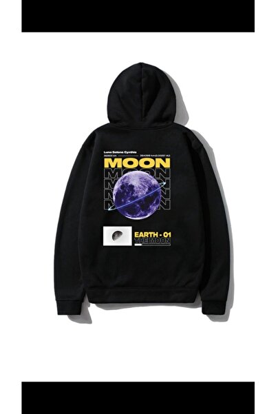 vbs vibes Φούτερ με κουκούλα Moon Oversize