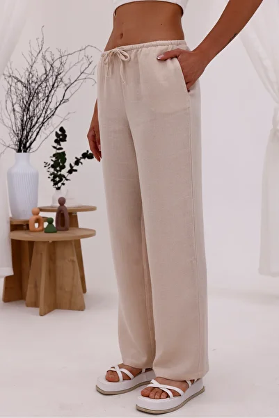 LA PANTE Elastic Waist Trousers